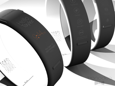 Bonodeadribbble 3d design digital industrial user interface watch