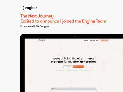 Excited to announce I joined the EngineCommerce Team Full-Time! company engine hire hiring journey new hire new position open position position ui ux designer