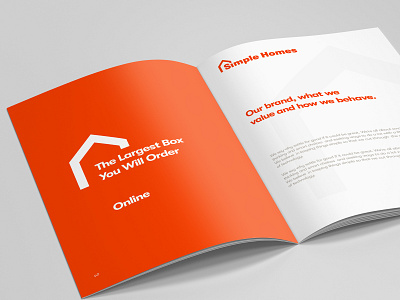 Simple homes identity branding brochure brochure design home brand homes house house branding logo mock mockup real estate simple simple homes