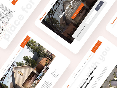 Simple Homes Identity and Website ai branding homes homestay house house ai landing page landingpage residential website website banner