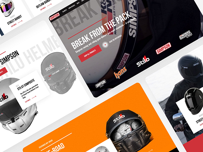 Work in Progress for Simpson bikes ecomerce ecommerce gloves helmets lifestyle motocycle motor sports sports brand website