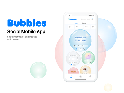 Bubbles Social App