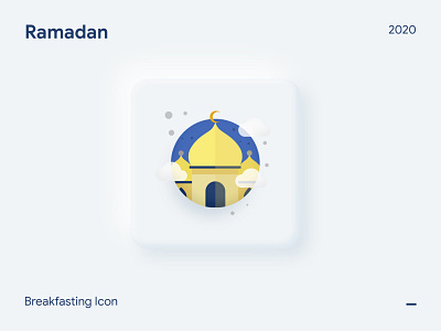 Breakfasting Icon food and drink icon illustrator ramadan