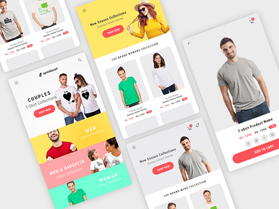 e-commerce app screens app app design app screens ecommerce ui uiux user experience ux userinterface visual design