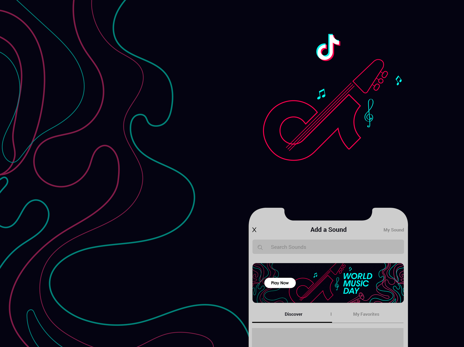 TikTok Music day Banner Design by Anoop K on Dribbble