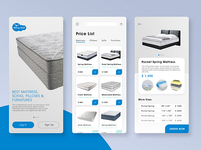 Mattress World Product Price List App