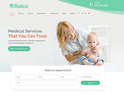 Medical Landing Page