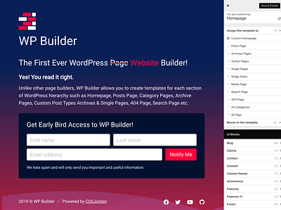 WP Builder - Coming Soon