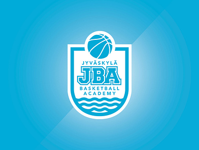 Jyväskylä Basketball Academy Logo badge basketball finland logo logodesign sports