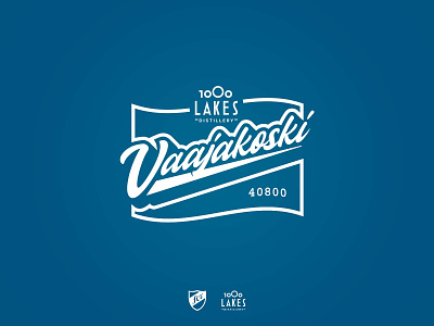 T-Shirt Design / FC Vaajakoski & 1000 Lakes Distillery badge branding distillery finland logo logo design logodesign partnership sports sports marketing vector