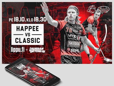 Sports Graphics for social media and screens finland floorball graphics innebandy social media socialmedia sports sports design unihockey