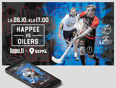 Sports Graphics for social media and screens finland floorball graphic design graphics innebandy social media sport sports design