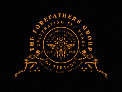 Forefathers 10 Year Anniversary 10 year anniversary branding forefathers graphic design illustration logo designer web design website