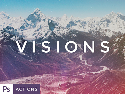 VISIONS Actions and Texture Set Vol. 2 action actions filters forefathers photo retouching photography photos photoshop actions presets texture textures