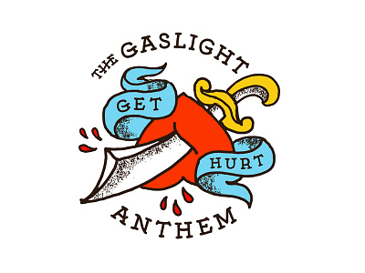 The Gaslight Anthem gaslight anthem illustration merch old school tattoo vintage