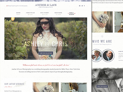 Anchor & Lace Photography anchor lace crisp honest photography soft subtle texture wash website