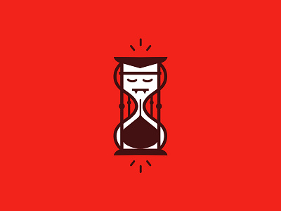 SS02: Get Rid of Your Time Vampires agencies blog post blood forefathers freelancers hourglass icon icons illustration red time vampire