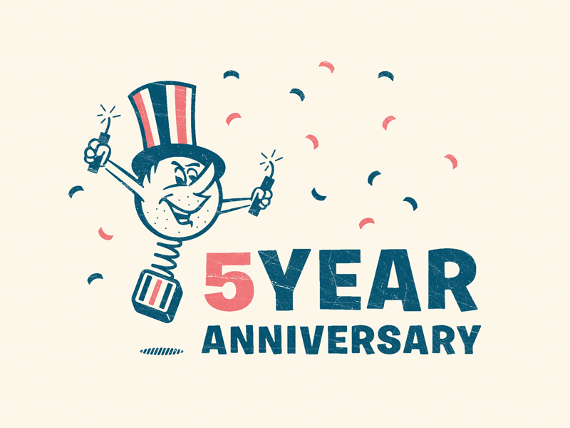 Forefathers 5 Year Anniversary by Forefathers | Dribbble ...