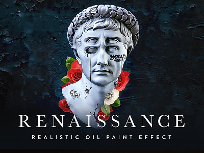 RENAISSANCE - Realistic Oil Paint Effect actions filters forefathers oil paint oil painting paint painting photoshop photoshop actions renaissance