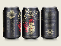13 Stripes Brewing - Peggy Stewart Porter Can Design