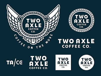 Two Axle Coffee Now Open! brand branding brands brew coffee forefathers logo logo design philadelphia responsive branding