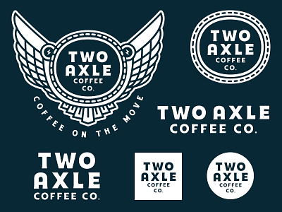 NEW WORK: Two Axle Coffee Co. brand branding design system forefathers identity illustration label menus restaurant web design website wine labels