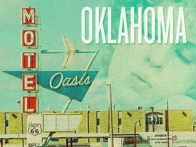 Oklahoma motel oklahoma retro tulsa