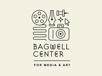 Bagwell Center - v1 arts logo media minimal