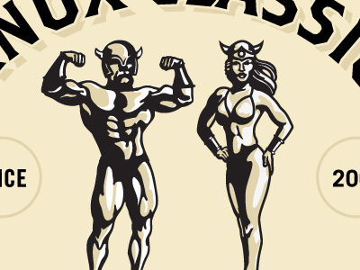 Knox Classic bodybuilding crest figure forefathers illustration logo power statues strength