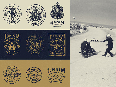 HMNIM Full Concepts blink182 custom type forefathers illustration logo design mark hoppus typeface