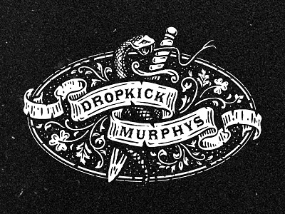 Dropkick Murphys Launched! dropkick murphys forefathers illustration logo responsive website
