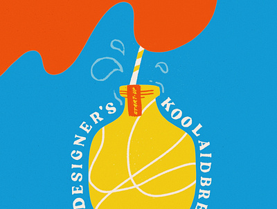kool-aid brew coldbrew designer for fun illustration koolaid