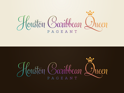 Caribbean Queen beauty caribbean design illustrator logo pageant queen vector