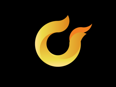 OF Logo design fire illustrator logo vector