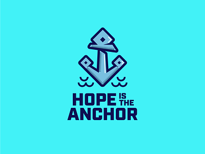 Hope is the Anchor anchor badge hope logo
