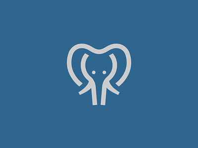 Elephant Logo animal logo brand mark branding design elephant logo geometric design geometric logo logo logo design vector