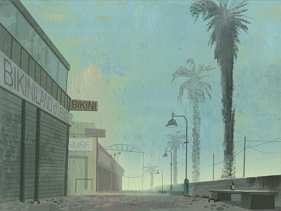 A Good Man - Venice Beach animation background background painting california cartoon gay pride lgbtq los angeles palm trees pride month storycorps venice beach