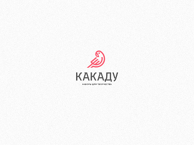 Cockatoo #2 brending design kakadu logo popugay ptitsa strict
