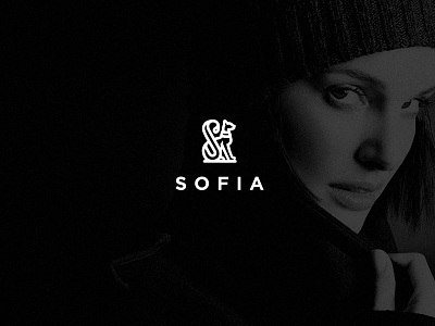 Sofia cat icon jewelery logo