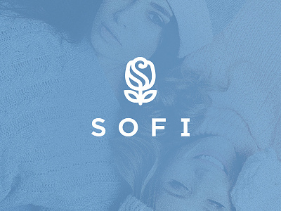 Sofi flower icon jewelery logo tulip