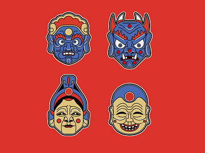 MASK design emoji icon illustration