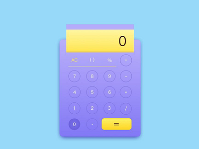 Calculator calculator