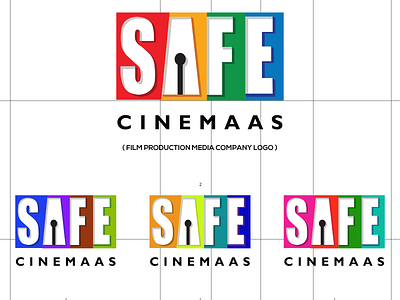 SAFE CINEMAS FILM PRODUCTION COMPANY branding brushes graphicdesign illustration logo photoshop typography art