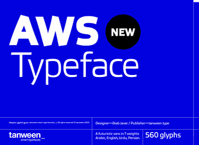 Aws Typeface font typefaces