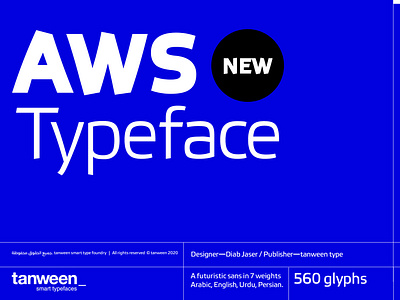 Aws Typeface font typefaces