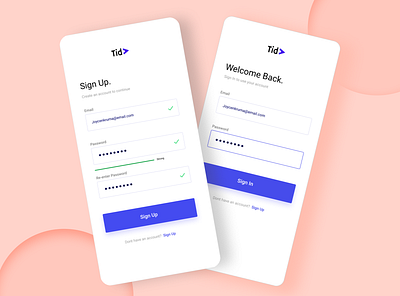 Sign up mobile mobile ui sign in sign up ui