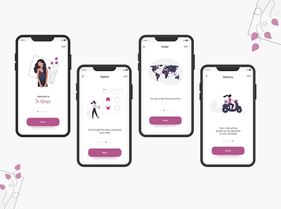 The style app apparel delivery fashion app onboarding