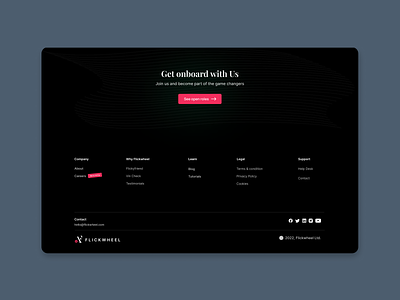Flickwheel Footer Design