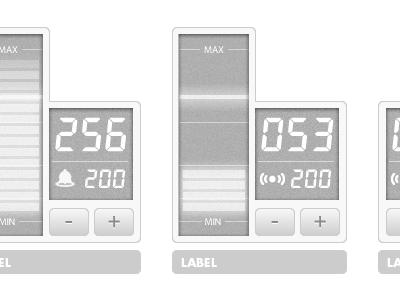 iPad controls (wireframes)