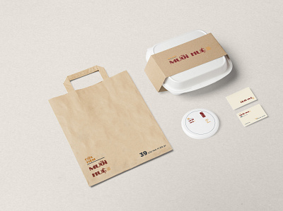 Muoi Hue - Branding branding minimal restaurant vintage vintage logo